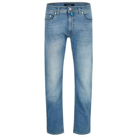 Pierre Cardin 5-Pocket-Jeans PIERRE CARDIN LYON TAPERED light blue used buffies 34510 8021.6844 -