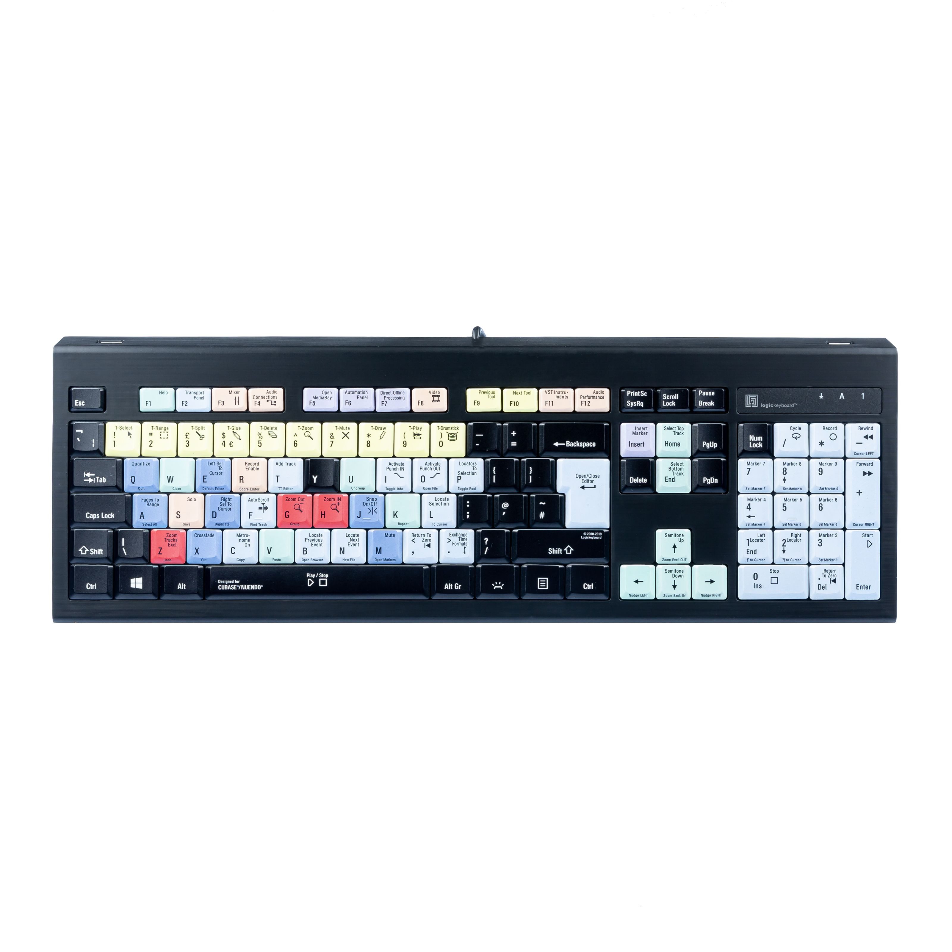 Logickeyboard Apple-Tastatur (Cubase/Nuendo Astra BL uk. (PC/Slim) - Apple Zubehör)