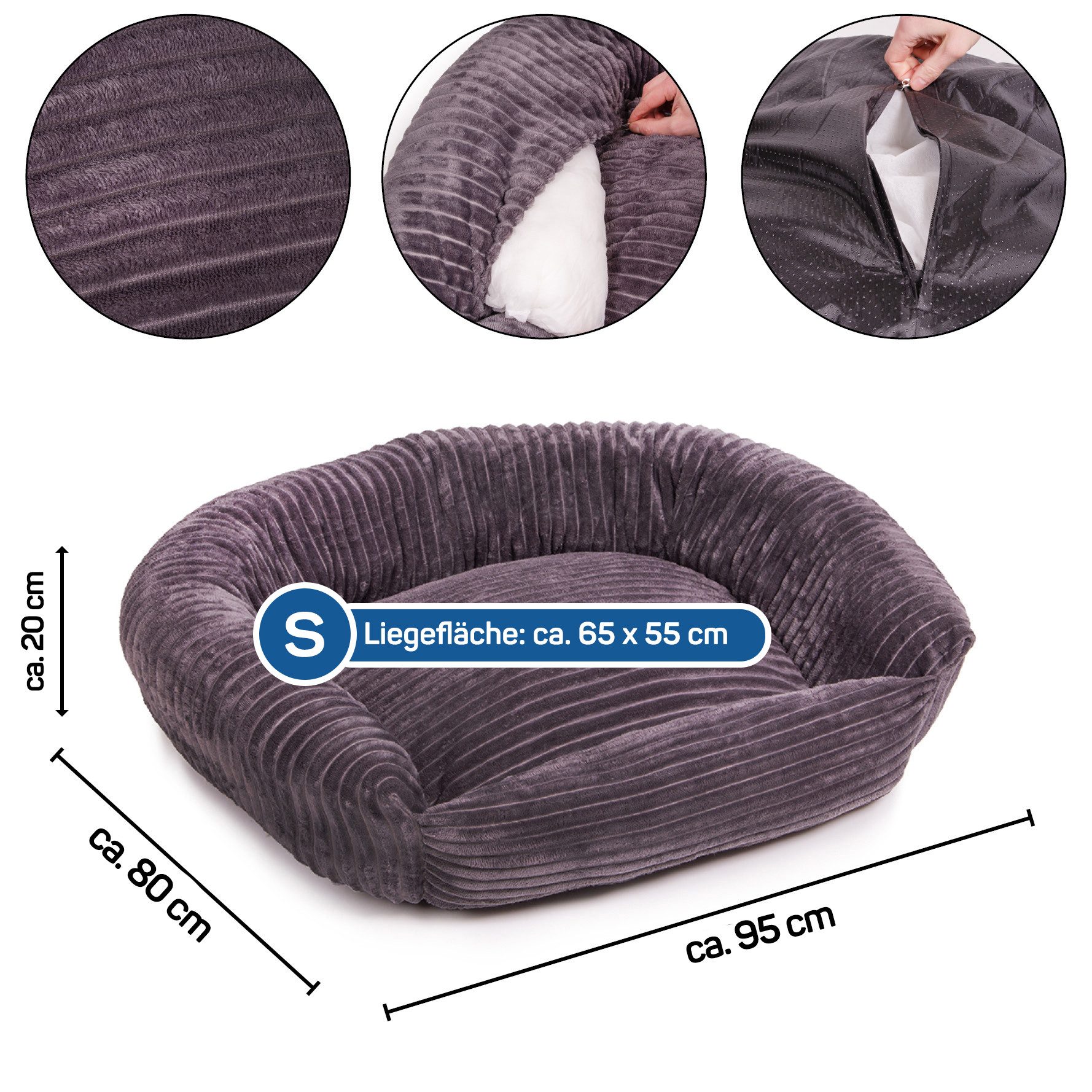 Wallace & Jones Tierbett Hundebett Cordo günstig online kaufen
