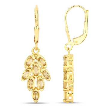 Rafaela Donata Paar Ohrhänger gelbgold, aus Sterling Silber