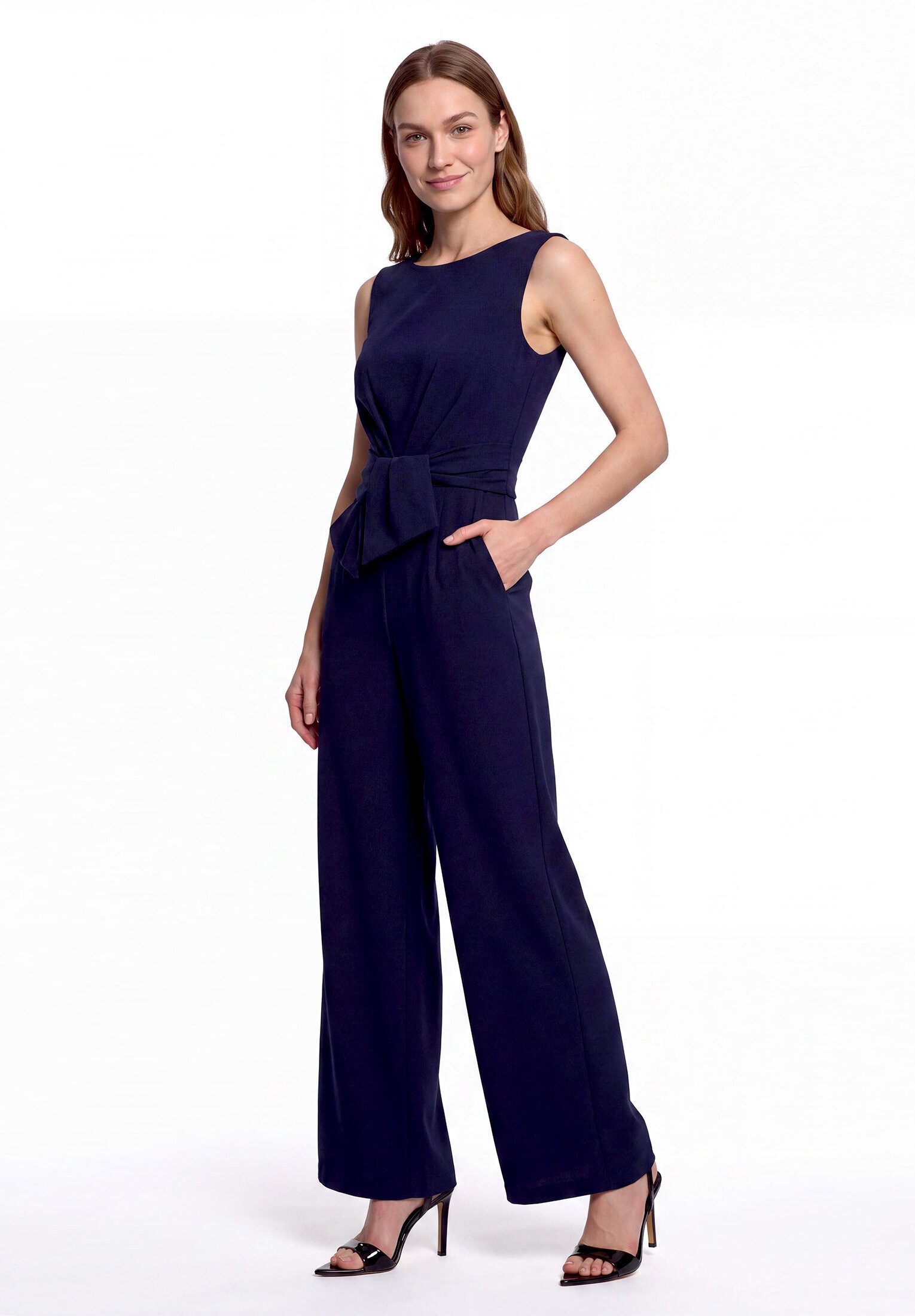 Vera Mont Overall Damen mit weitem Bein (1-tlg) Bunddetail