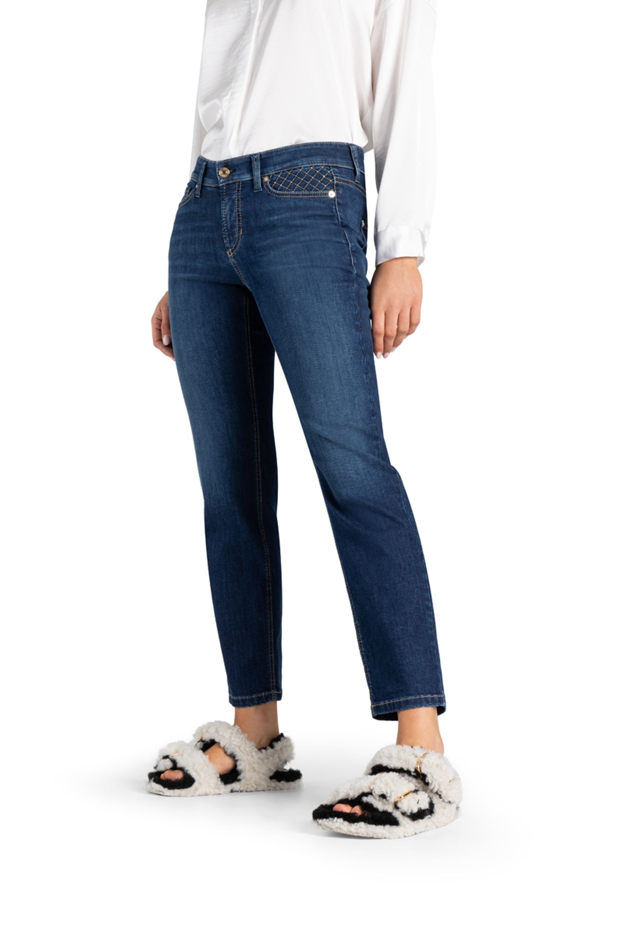 Slim-fit-Jeans blau Cambio