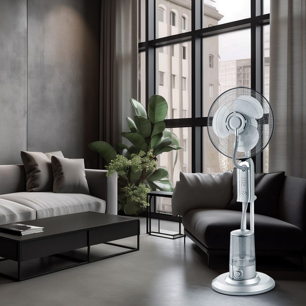 Reality Leuchten Standventilator, Standventilator Luftbefeuchter Lüfter günstig online kaufen