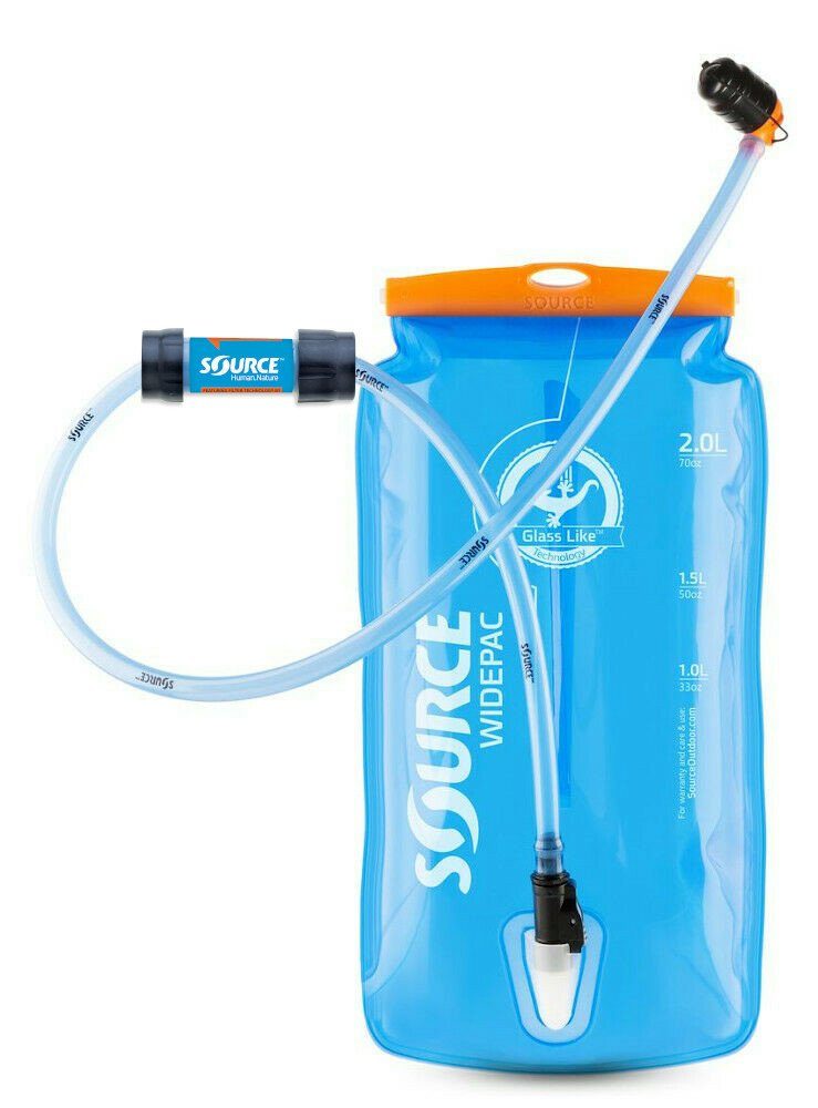 Trinkblase Widepac LP + Wasserfilter Sawyer Trinksystem Rucksack Zubehör