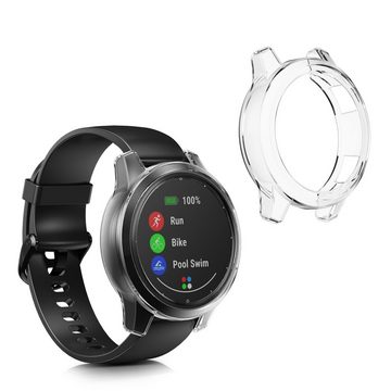 kwmobile Smartwatch-Hülle 2x Schutzhülle für Garmin Vivoactive 4S, Fitness Tracker Gehäuse Hülle klar