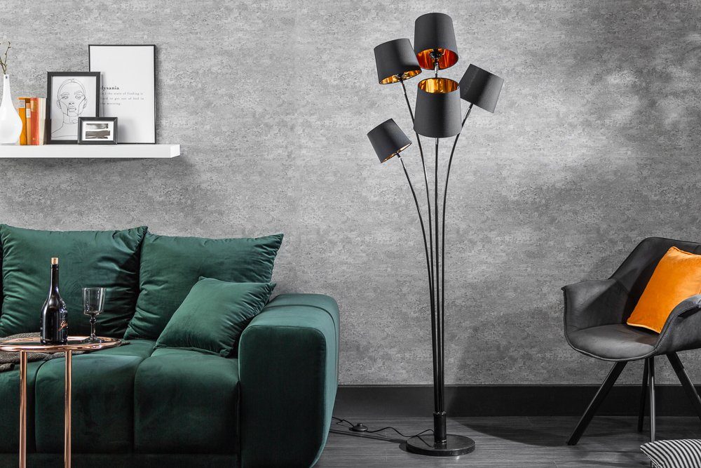 riess-ambiente Stehlampe LEVELS 176cm schwarz / günstig online kaufen