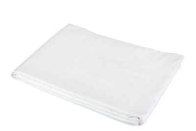 Bettlaken glatt weiß in verschiedenen Größen 100% Baumwolle ohne Gummizug, TextilDepot24, Gummizug: ohne