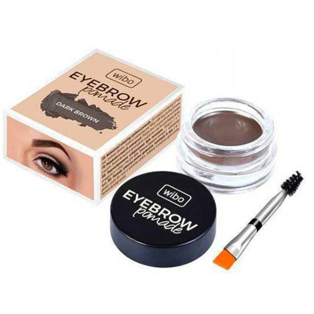 Wibo Wimpernpflege Augenbrauenpomade Wasserfeste Augenbrauenpomade 2 Dunkelbraun 6g