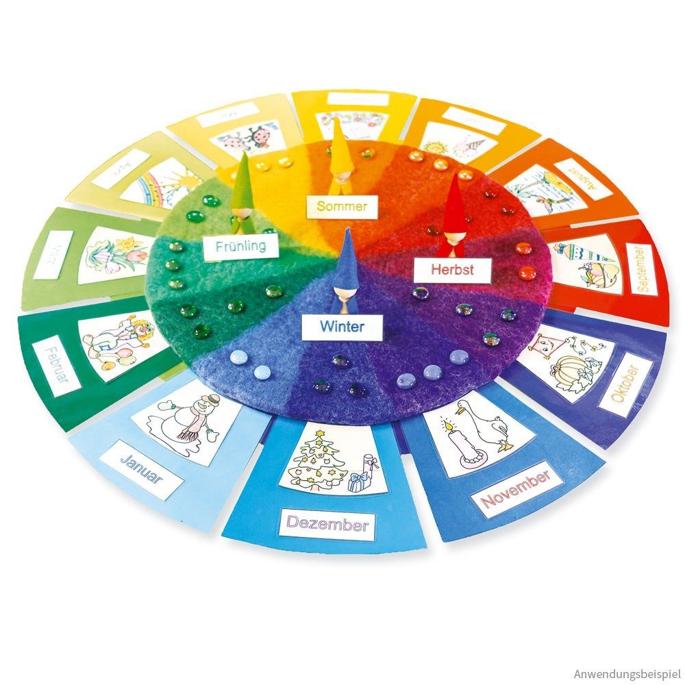 matches21 HOME & HOBBY Bastelset „Jahreskreis“ Lernspiel Holzbaukasten günstig online kaufen