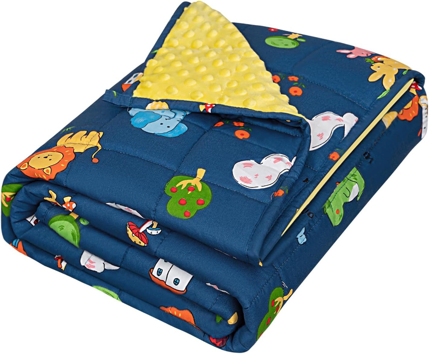 Woltu Gewichtsdecke, 4,5kg Entspannungsdecke mit Glasperlen, Baumwolle Bett günstig online kaufen