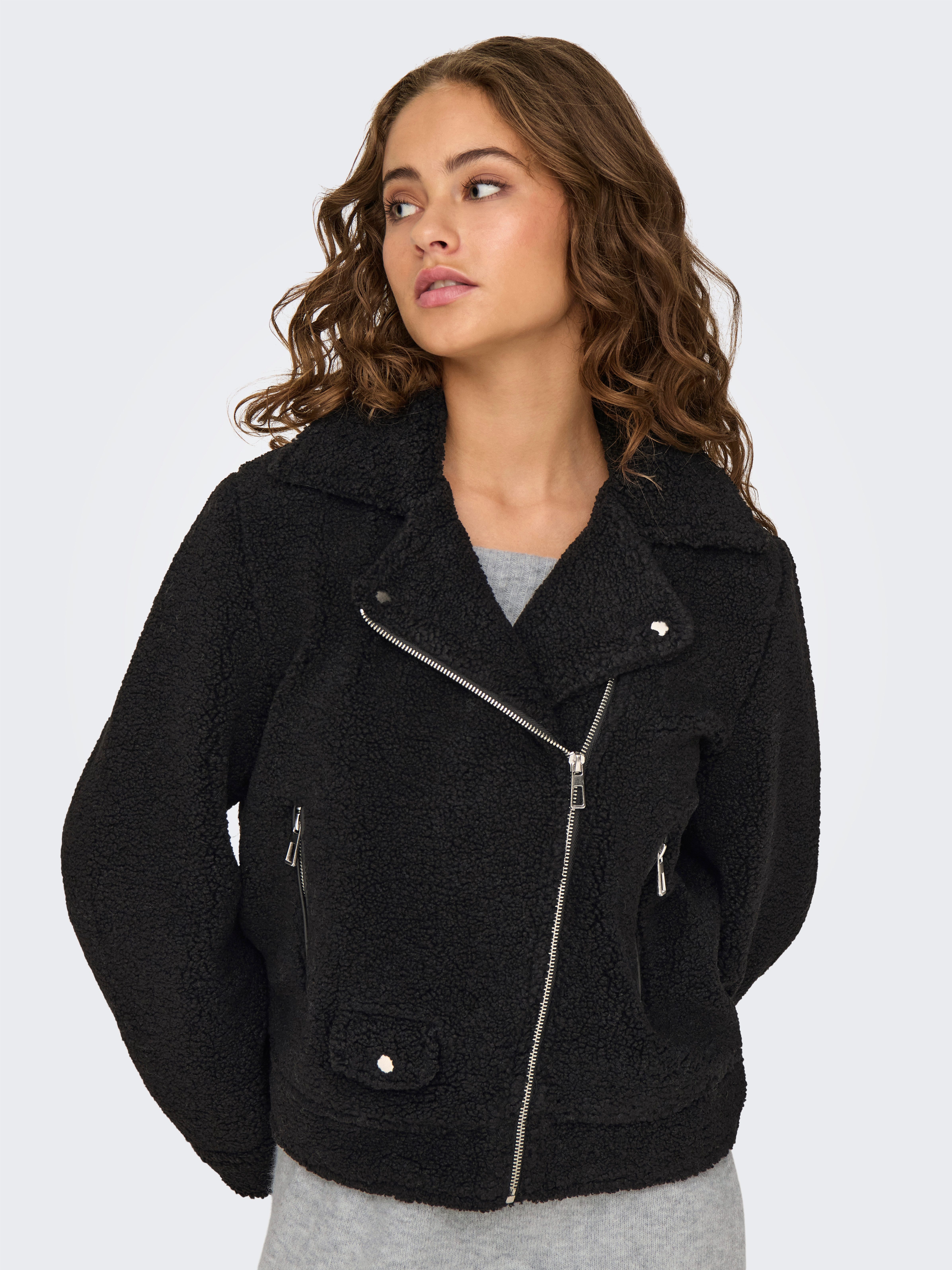 ONLY Bikerjacke ONLRIO TEDDY BIKER JACKET günstig online kaufen