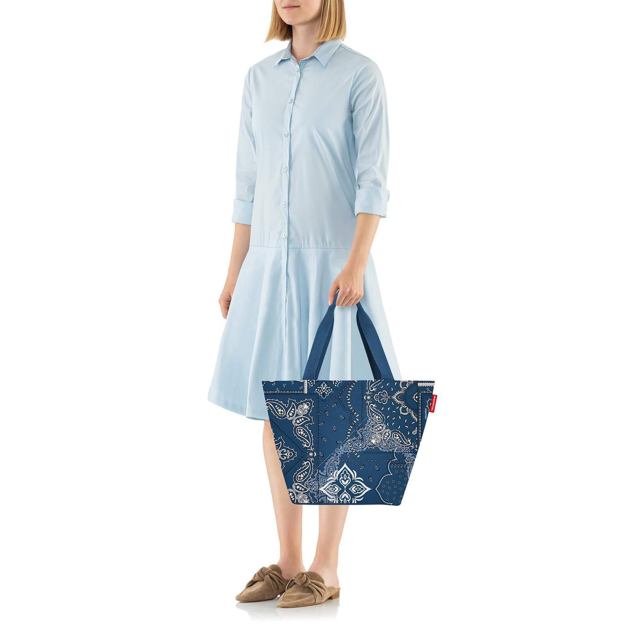 REISENTHEL® Shopper cm M shopper bandana - blue (1-tlg) Shopper 51
