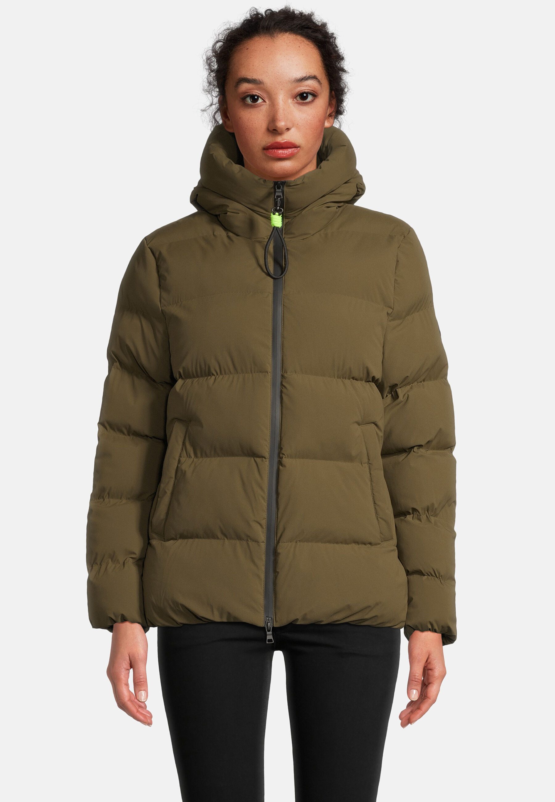 No.1 COMO Winterjacke LINDA (1-St) mit Kapuze