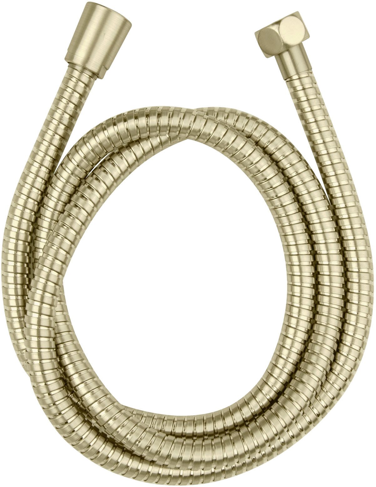 WENKO Brauseschlauch Brass, universeller Duschschlauch mit mit Edelstahl-Ummantelung, 150 cm