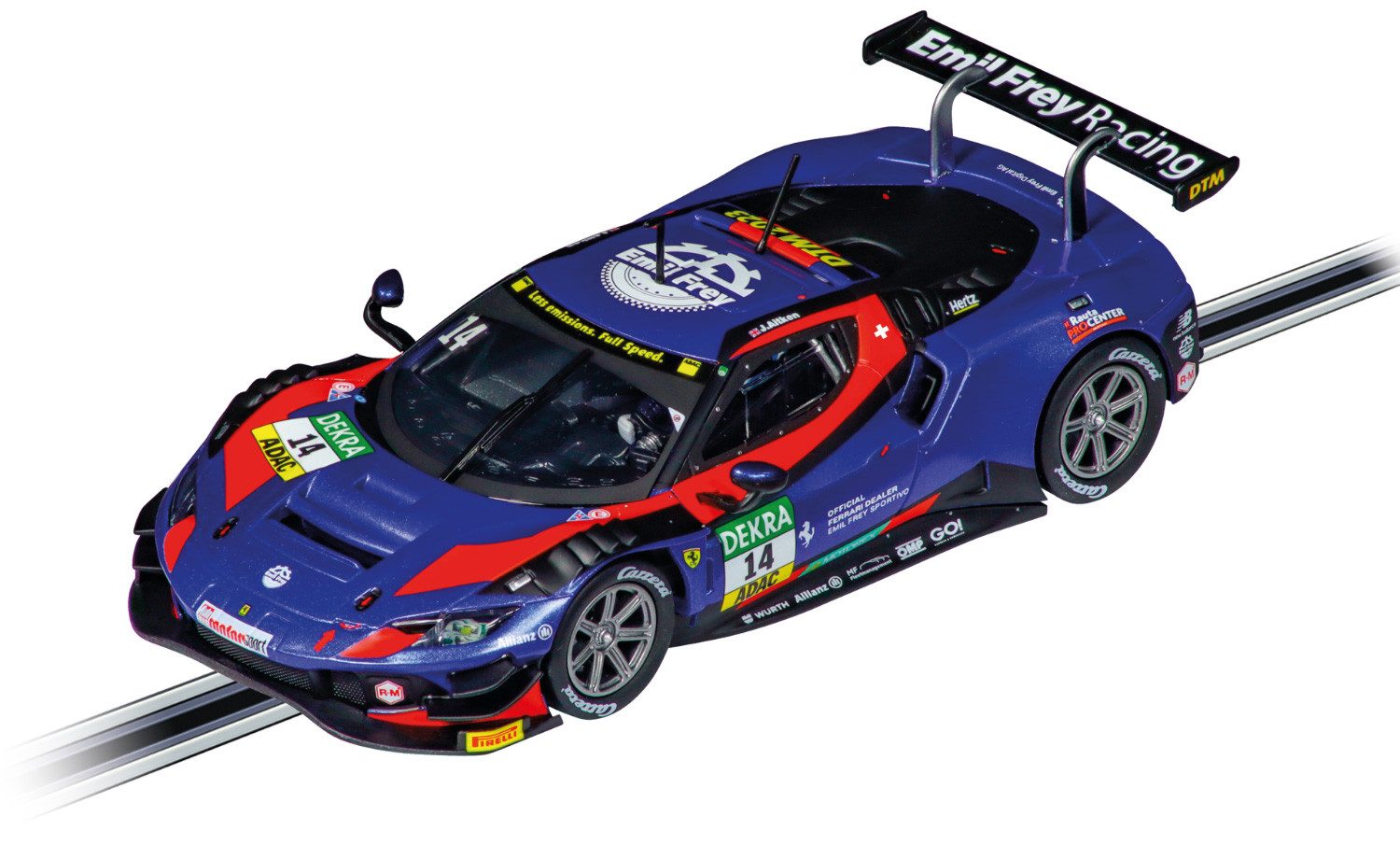 Carrera® Rennbahn-Auto Digital 132 Ferrari 296 GT3 'Emil Frey Racing, No.14', DTM 202