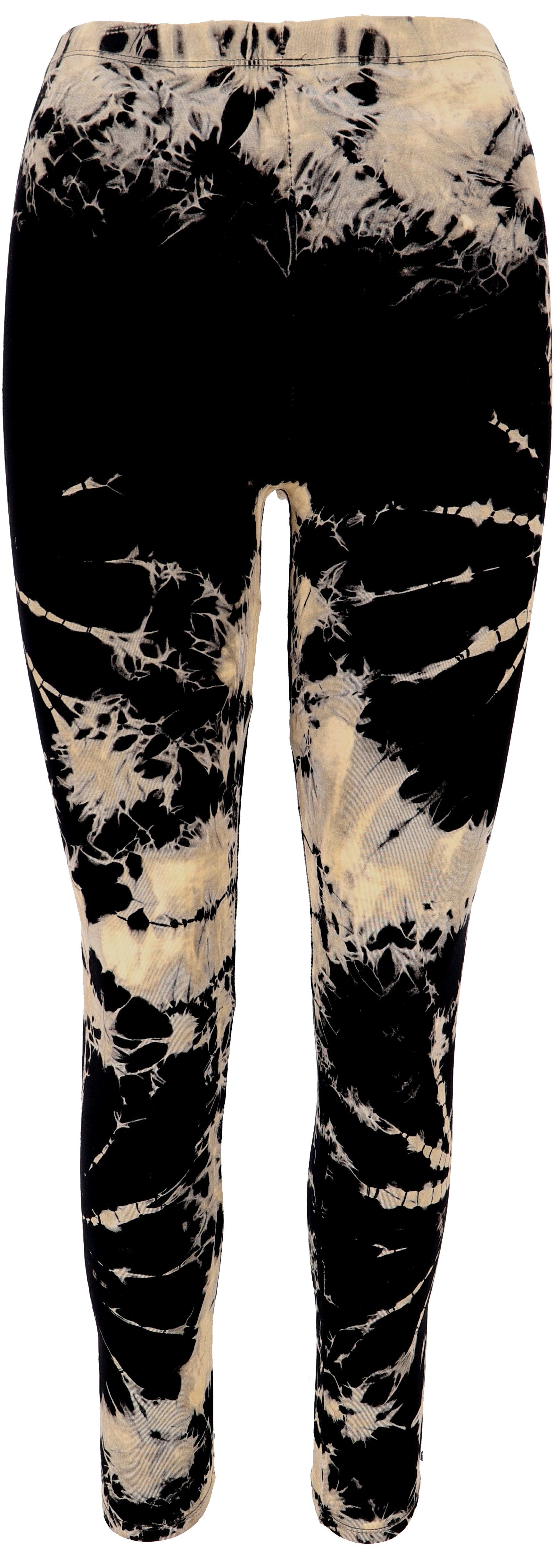 Guru-Shop Hose & Shorts Unikat Batik Damen Leggings, Stretch Hose für.. alternative Bekleidung