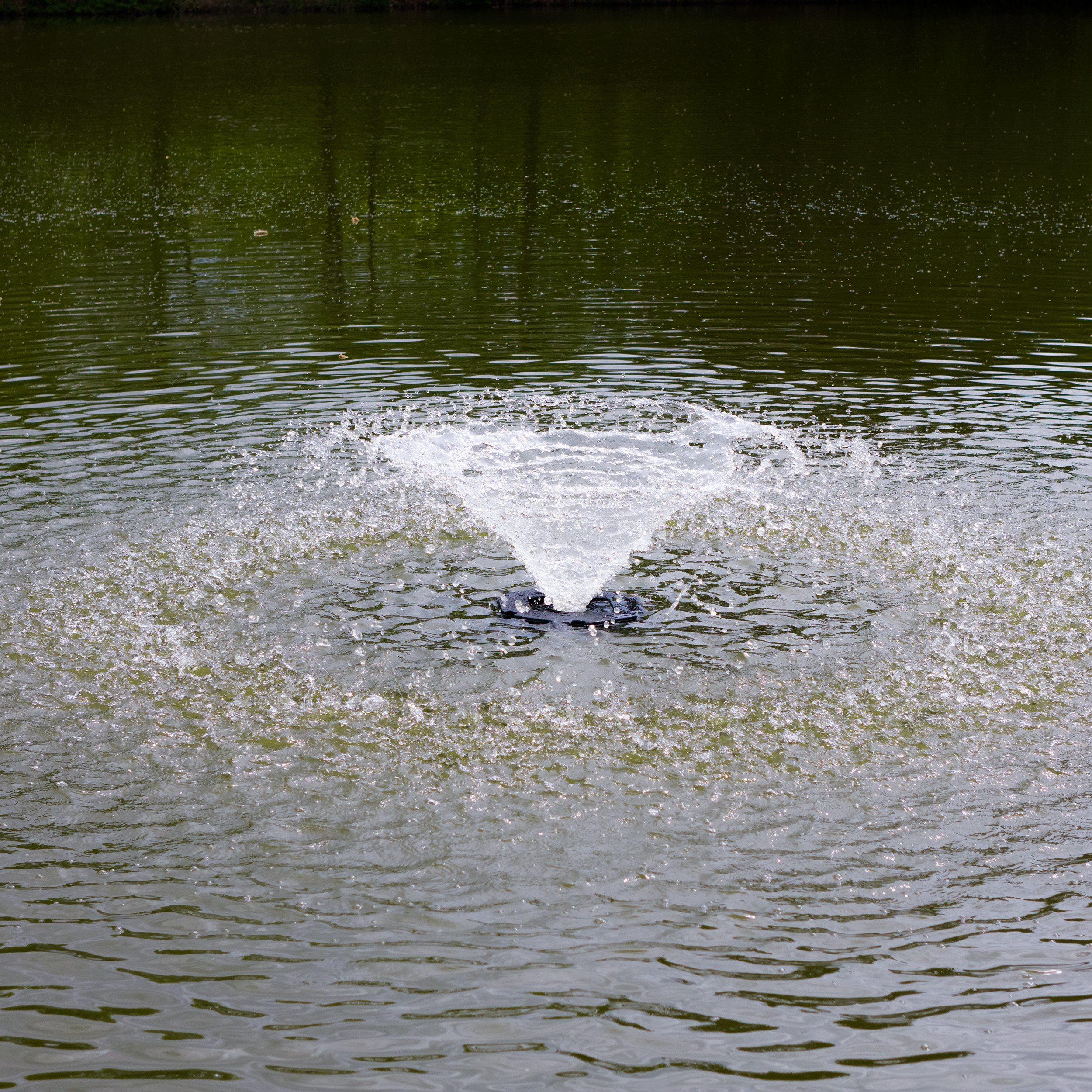 esotec Teichbelüfter Schwimmender Solar-Fischteichbelüfter Jet Flow 100/10000 101895, (Komplettset)