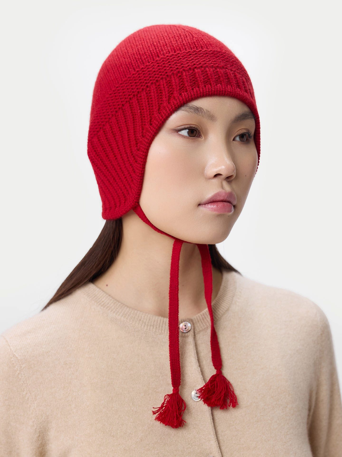 GOBI Cashmere Beanie Ultimate Warmth Strick-Bindemütze