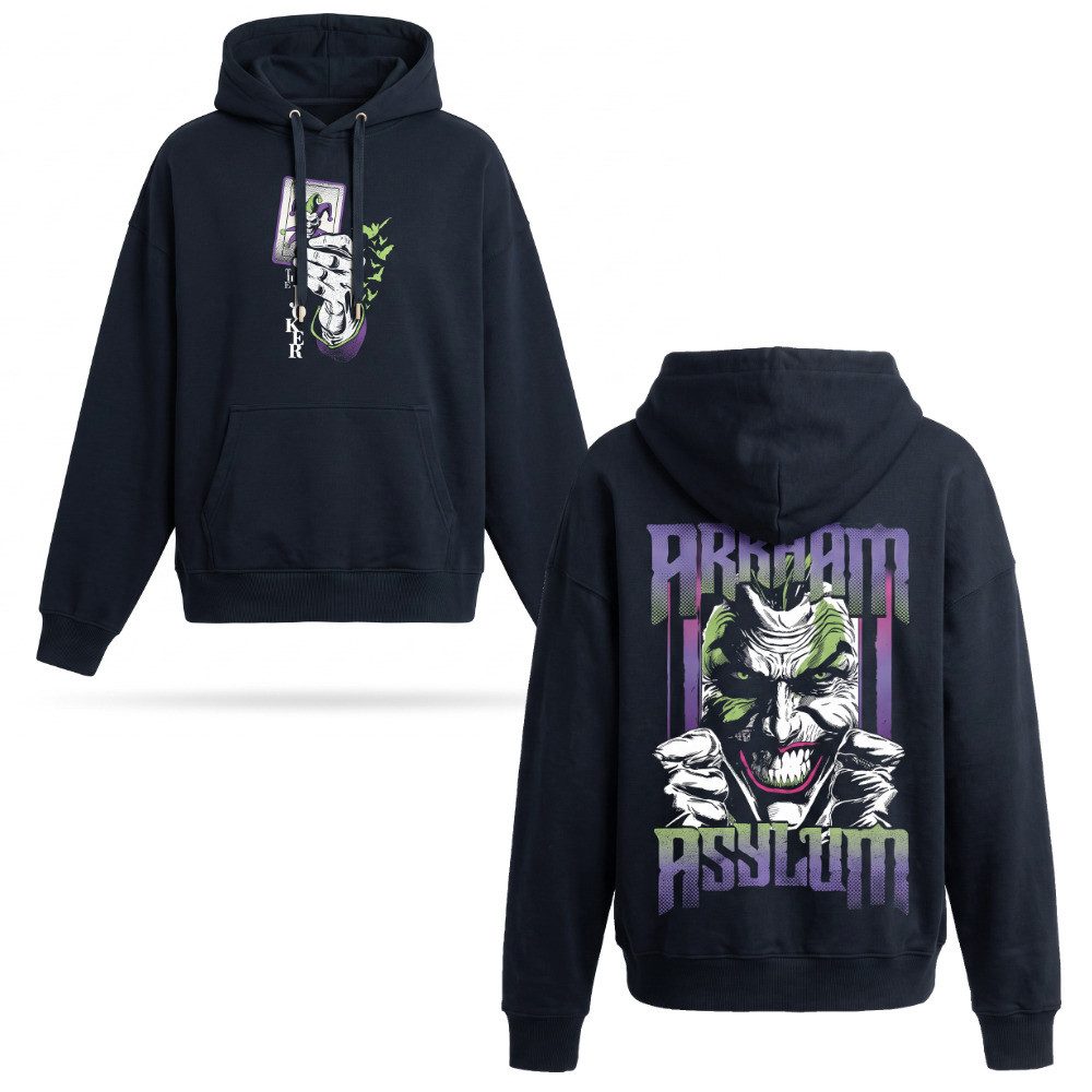 DC Comics Rundhalspullover DC Comics Joker Herren Hoodie Kapuzenpullover Pulli Gr. M-XXL