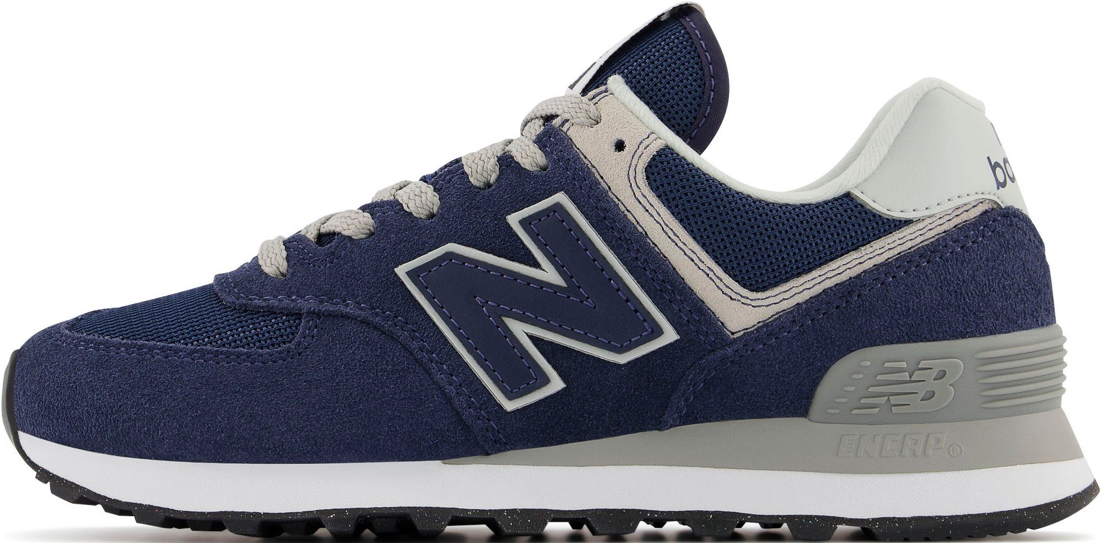 New navy-grau-weiß Core Balance Sneaker WL574