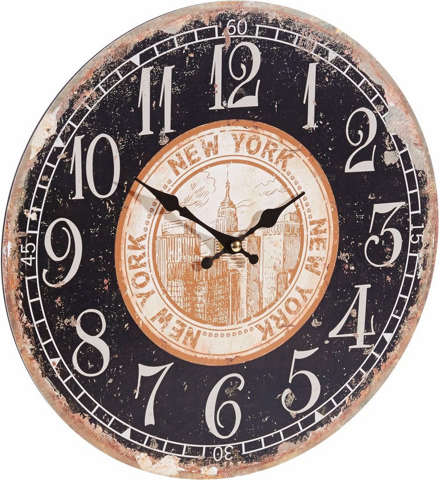 Schön Große Wanduhr New York