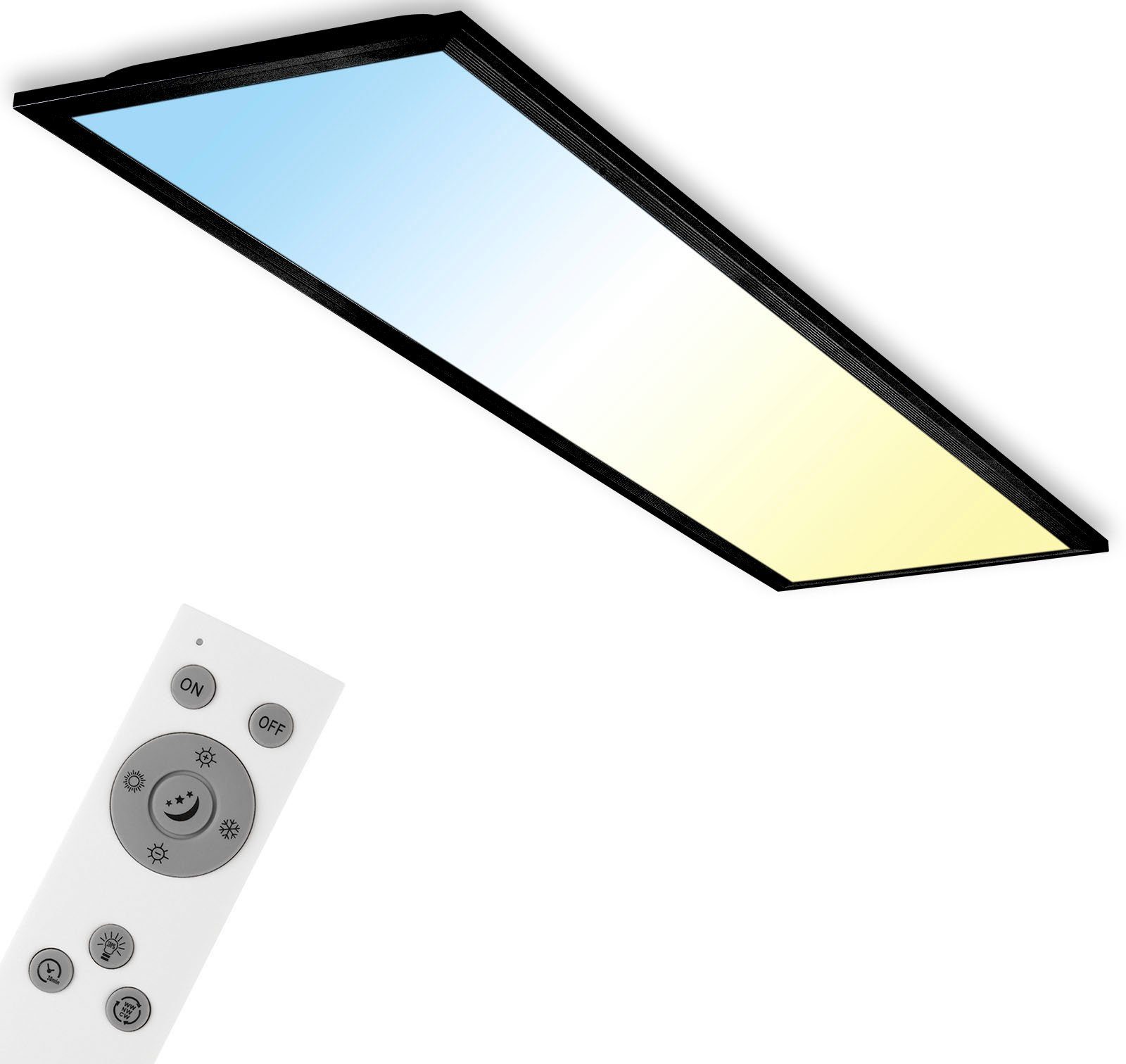 Briloner Leuchten LED Panel 7167016 Piatto, CCT - über Fernbedienung, LED f günstig online kaufen