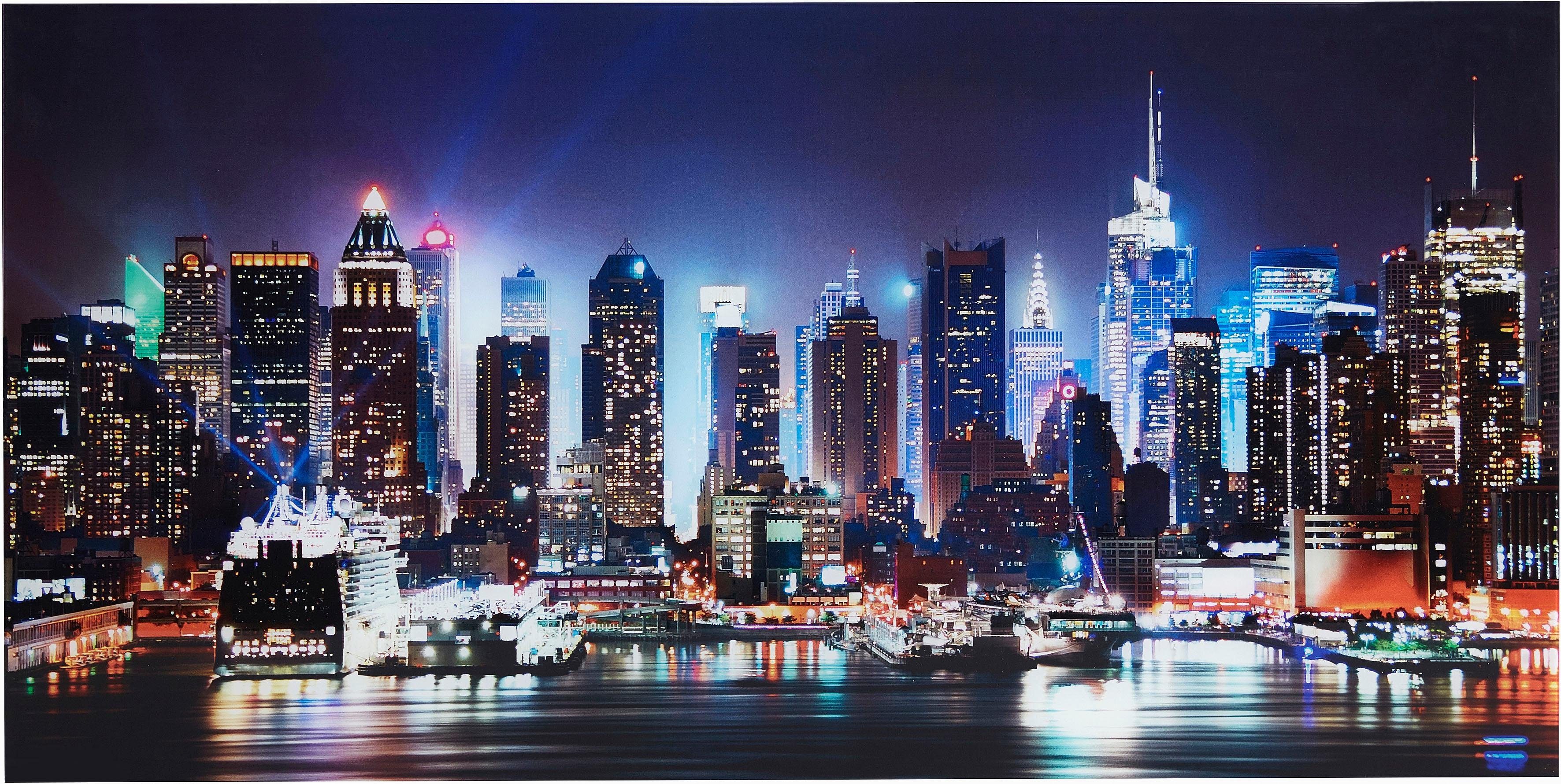 New York-Panoramabild  Leinwand Poster Wandbilder XXL 150 cm*50 cm 088 