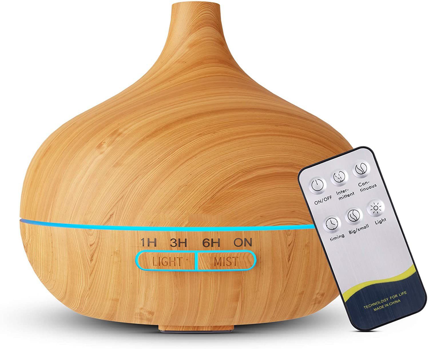 7 Farben LED Ultraschall Luftbefeuchter Aroma Diffuser Aromatherapie Duftlampe 