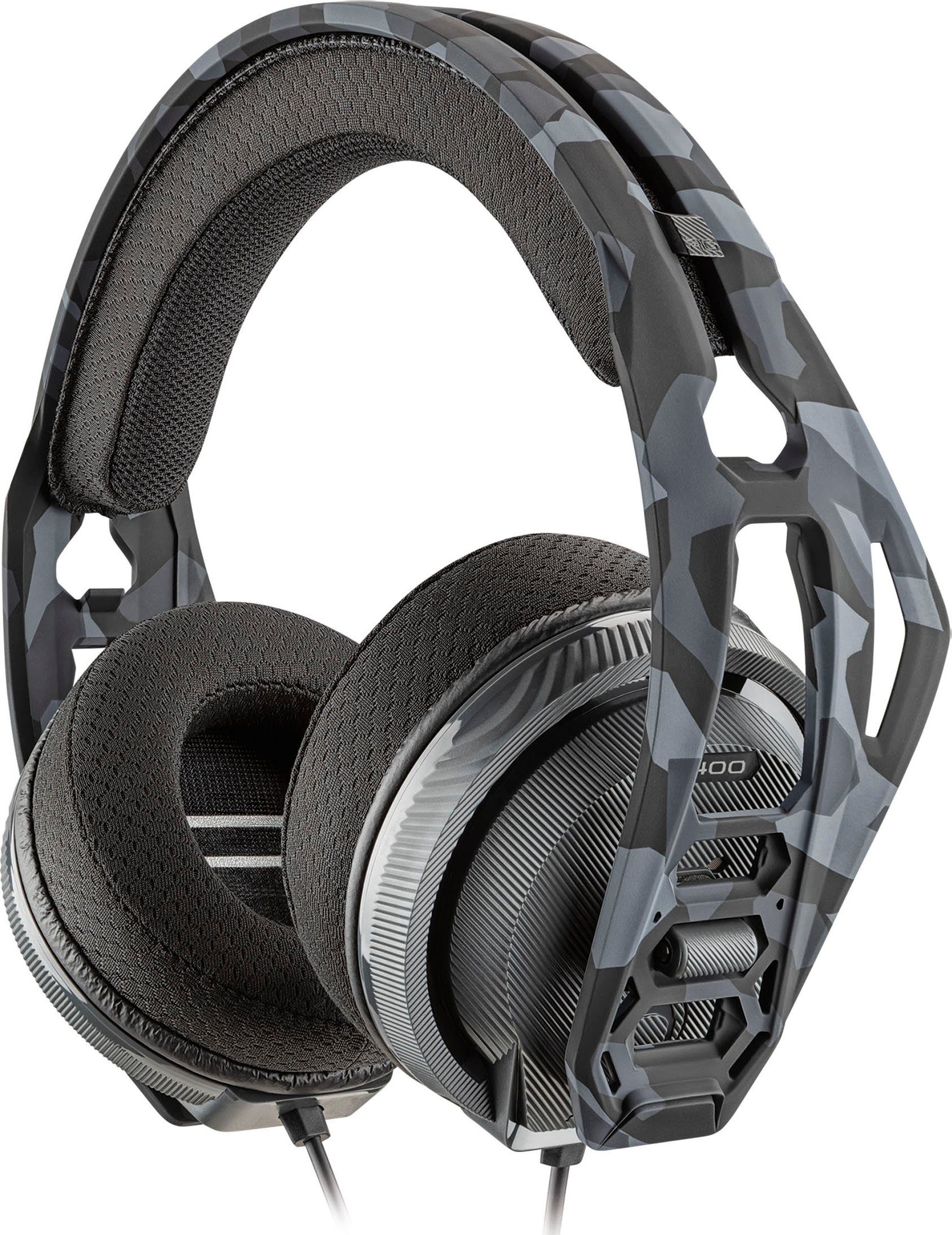 Erfolgstitel nacon Nacon RIG 400HX Urban-Camo-schwarz, Gaming-Headset kabelgebunden, one) 3,5 Ear, mm PC, Xbox abnehmbar, Stereo, Klinke (Mikrofon Over