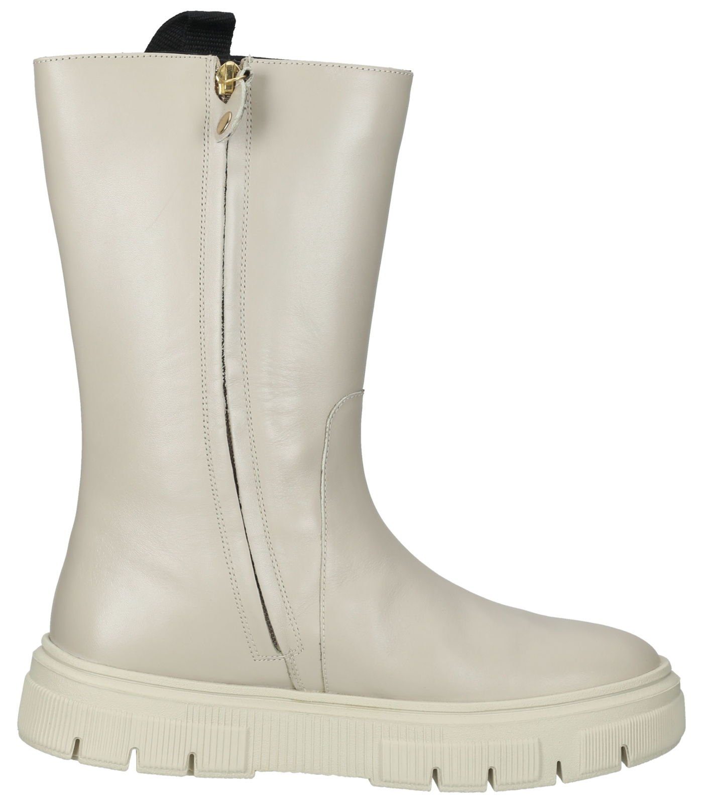 Geox Stiefelette Leder/Textil Stiefelette Taupe