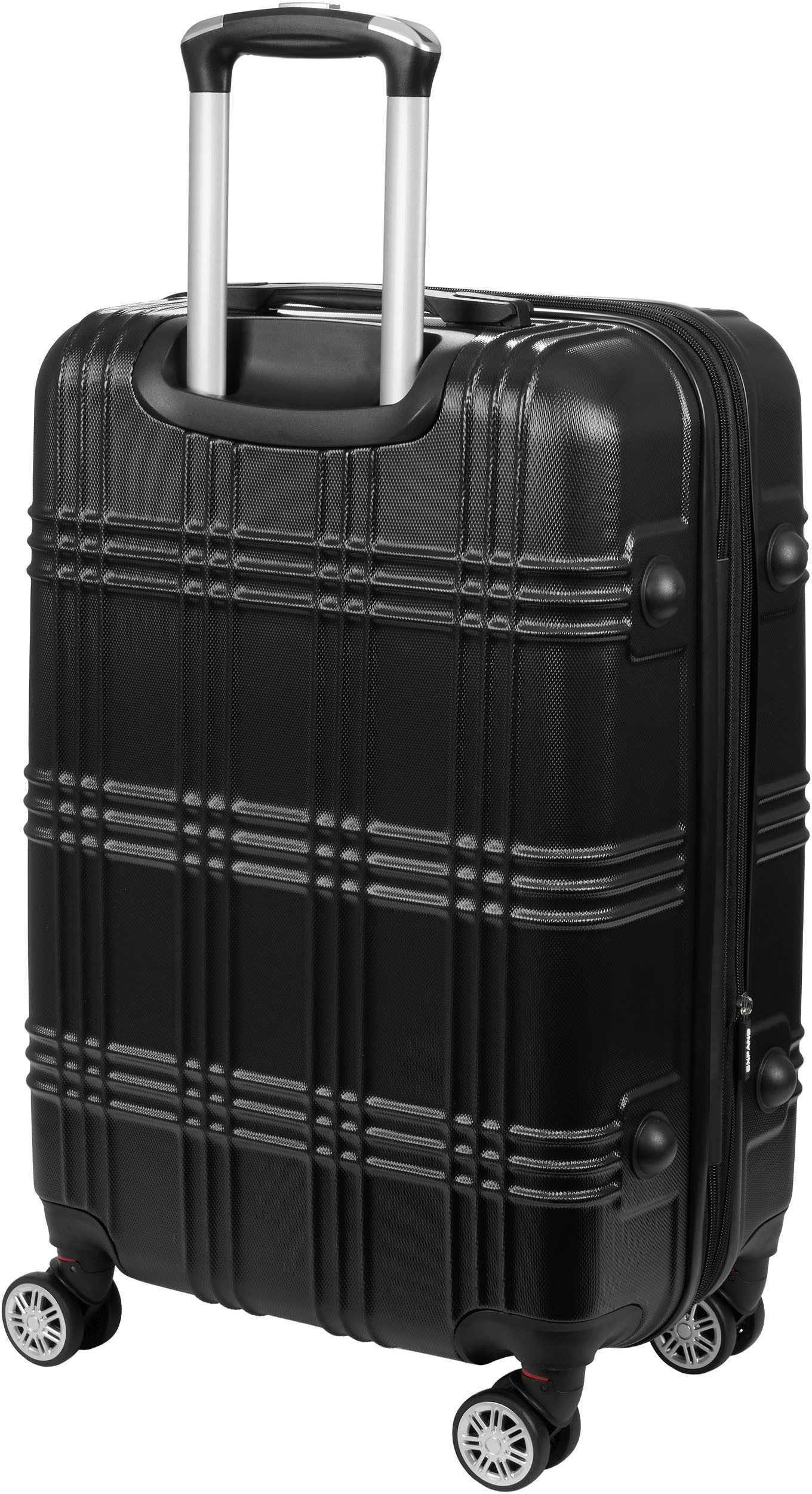 BRUBAKER Koffer Bahamas - Erweiterbarer Rollkoffer mit Zahlenschloss - 43 x 67 x 29 cm, 4 Rollen, Trolley Reisekoffer mit versenkbarem und komfortablem Teleskopgriff
