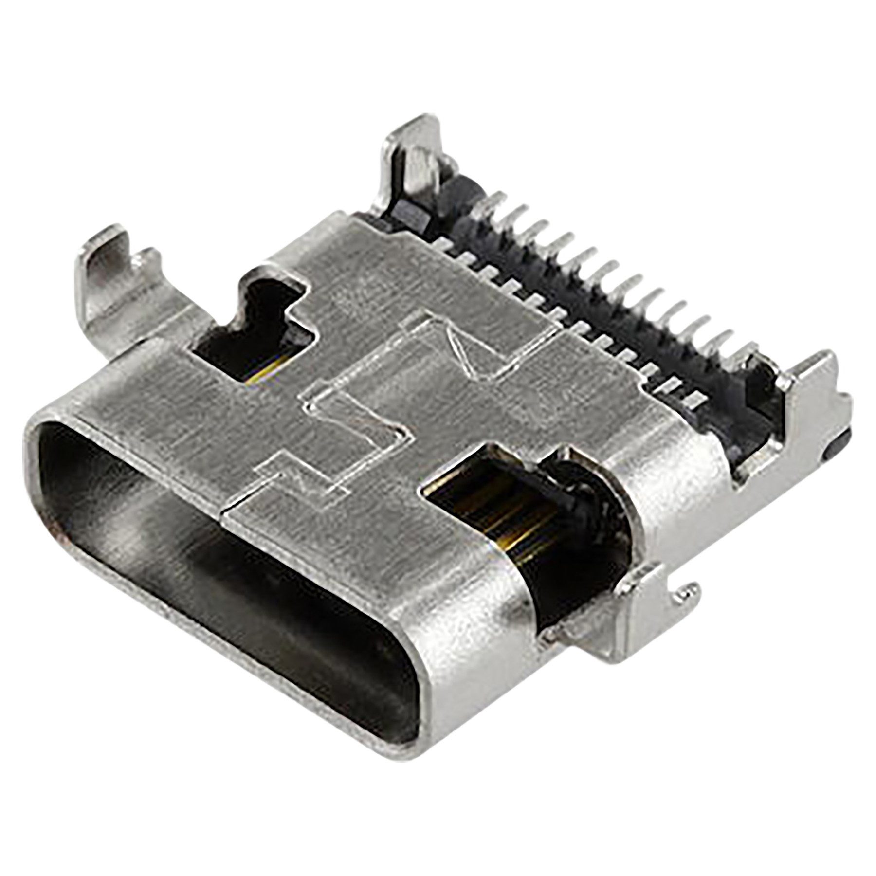 USB-Konfektionsstecker ECON CONNECT USB-C Buchse 3.1, abgewinkelt, SMT