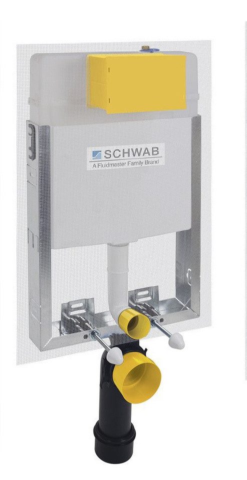 Schwab Spülkasten SET WC 199 UP-Spülkasten DN110, Schwab-T02-0112-0250