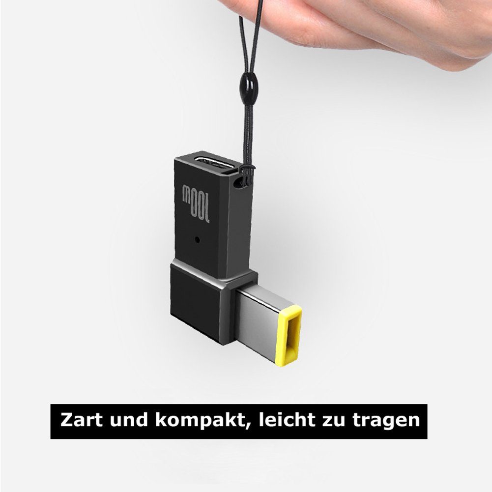 Bolwins K03 USB 3.1 Type-C zu DC mit PD Kabel Adapter für IBM Lenovo Thinkpad Notebook-Adapter DC-Stecker 11,0 x 4,0 mm zu USB 3.1 Type-C Buchse, 0 cm, Integrie – Bild 4 von 5