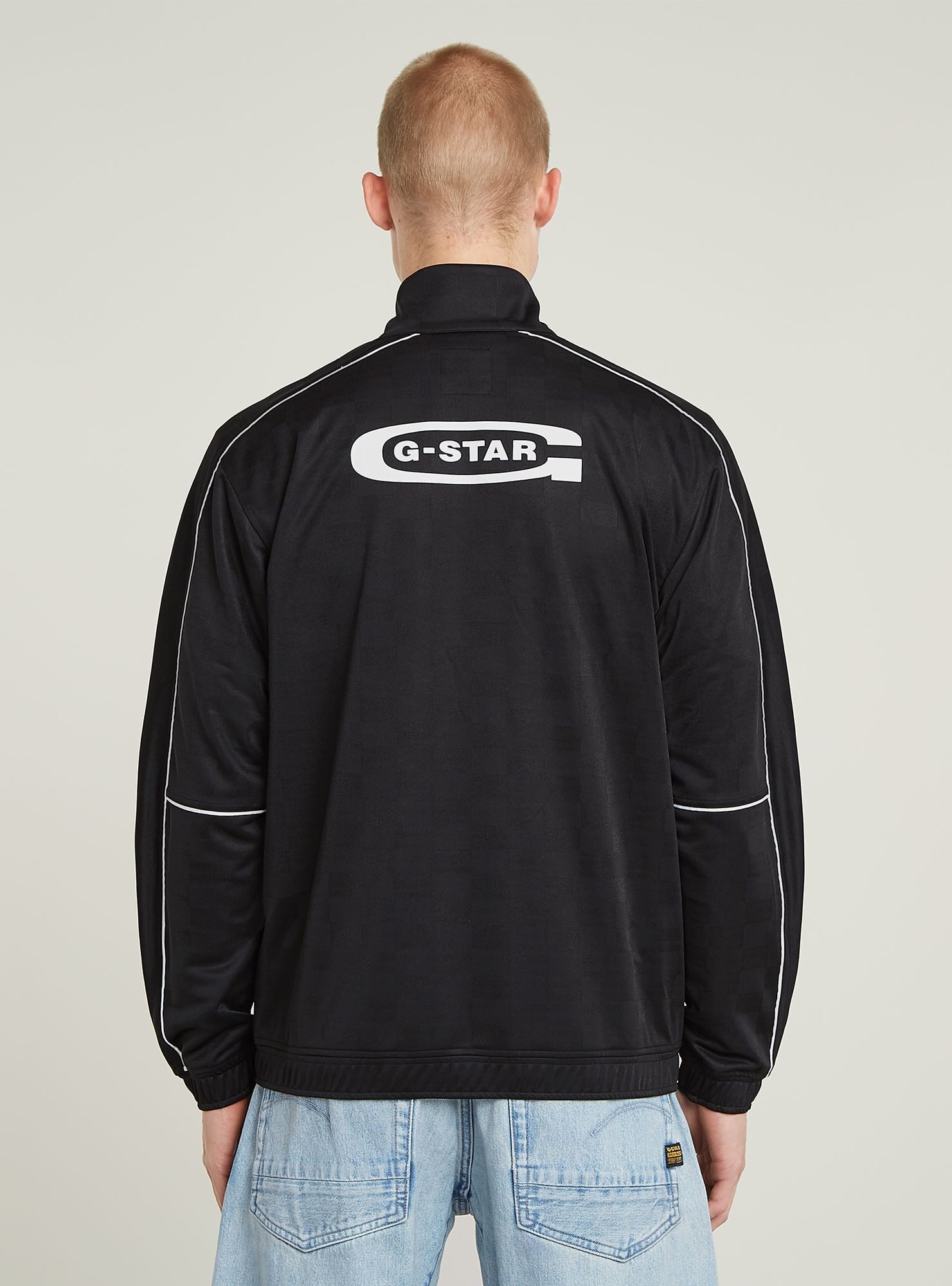 G-STAR T-Shirt Football Track Top Zip Thru
