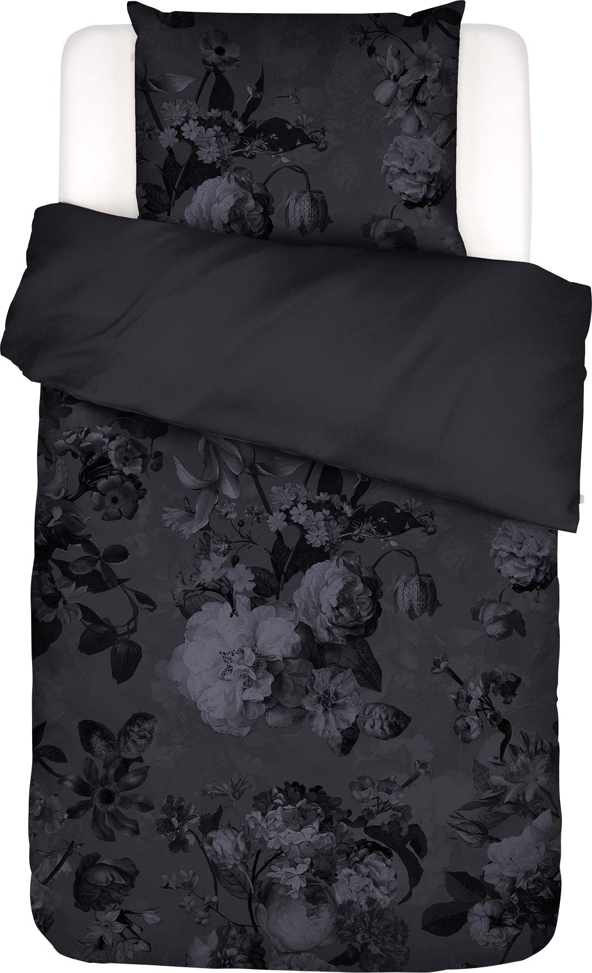 Essenza Bettwäsche Wendebettwäsche "Floor Nightblue", Mako-Satin, günstig online kaufen