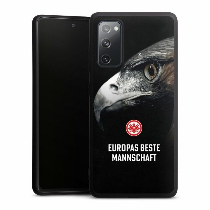 DeinDesign Handyhülle Eintracht Frankfurt Offizielles Lizenzprodukt Europameisterschaft Samsung Galaxy S20 FE Silikon Hülle Premium Case Handy Schutzhülle