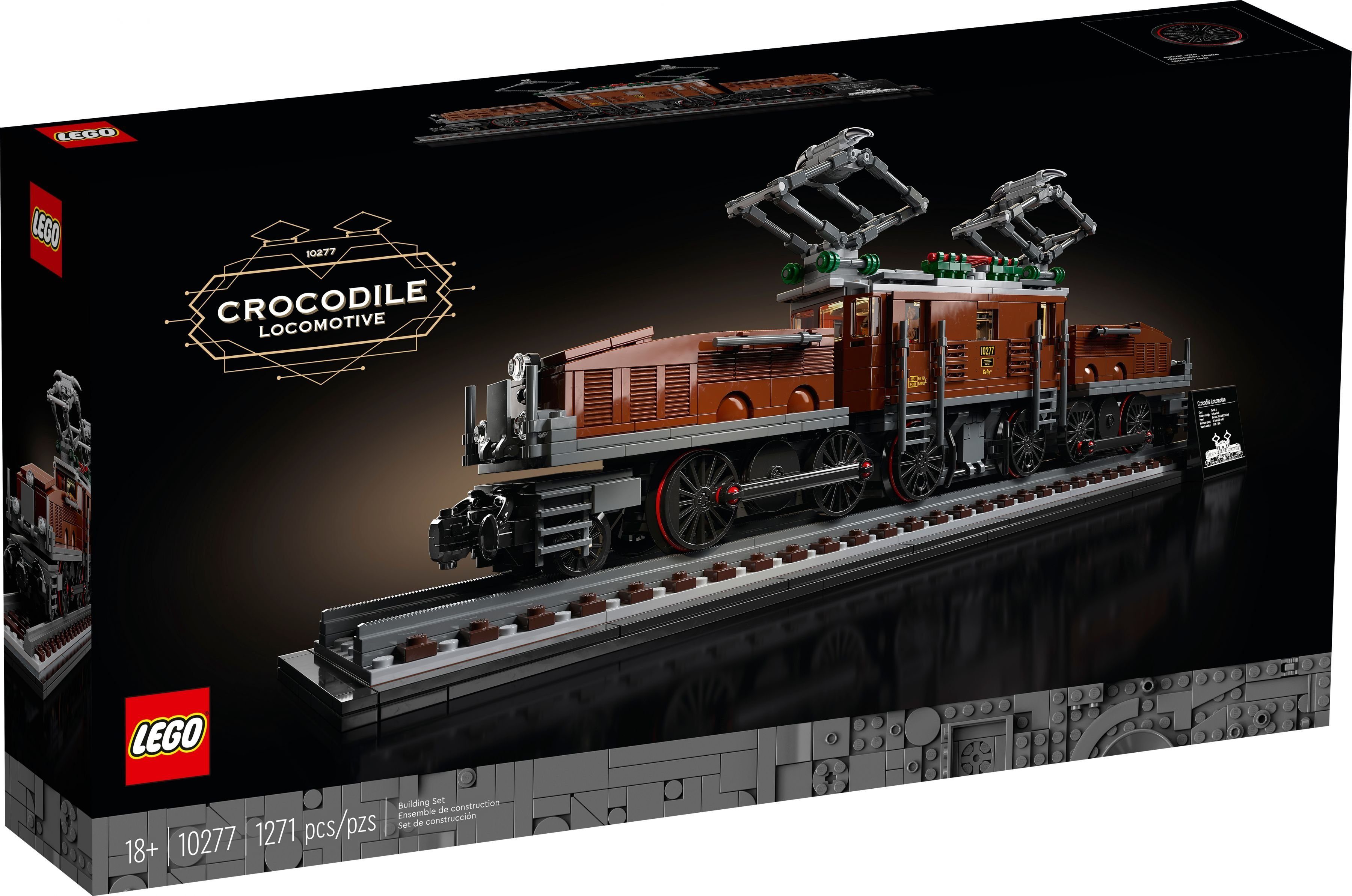 LEGO® Konstruktionsspielsteine »LEGO® Creator Expert 10277 Lokomotive  Krokodil«, (1271 St)