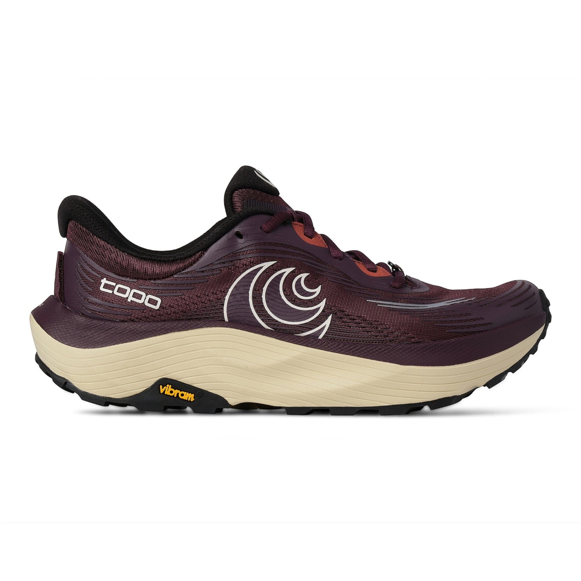 Topo Ultraventure 5 (Stabilität, Langstrecke, breitere Zehenbox) weinrot Laufschuh