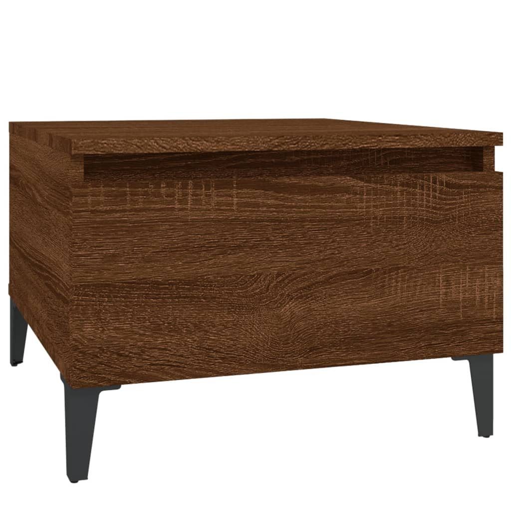 vidaXL Beistelltisch Beistelltisch Braun Eichen-Optik 50x46x35 günstig online kaufen