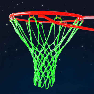 Juoungle Basketballnetz Basketballnetz Basketball Ersatz Netz Glow In The Dark Ballnetz