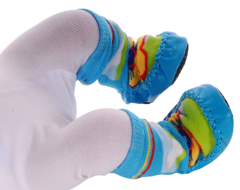 Martinex Baby Socken warme Frottee socks in Rosa oder türkis Hüttenschuhe weich, warm, lang, 50 56 62 68 0-6Mon