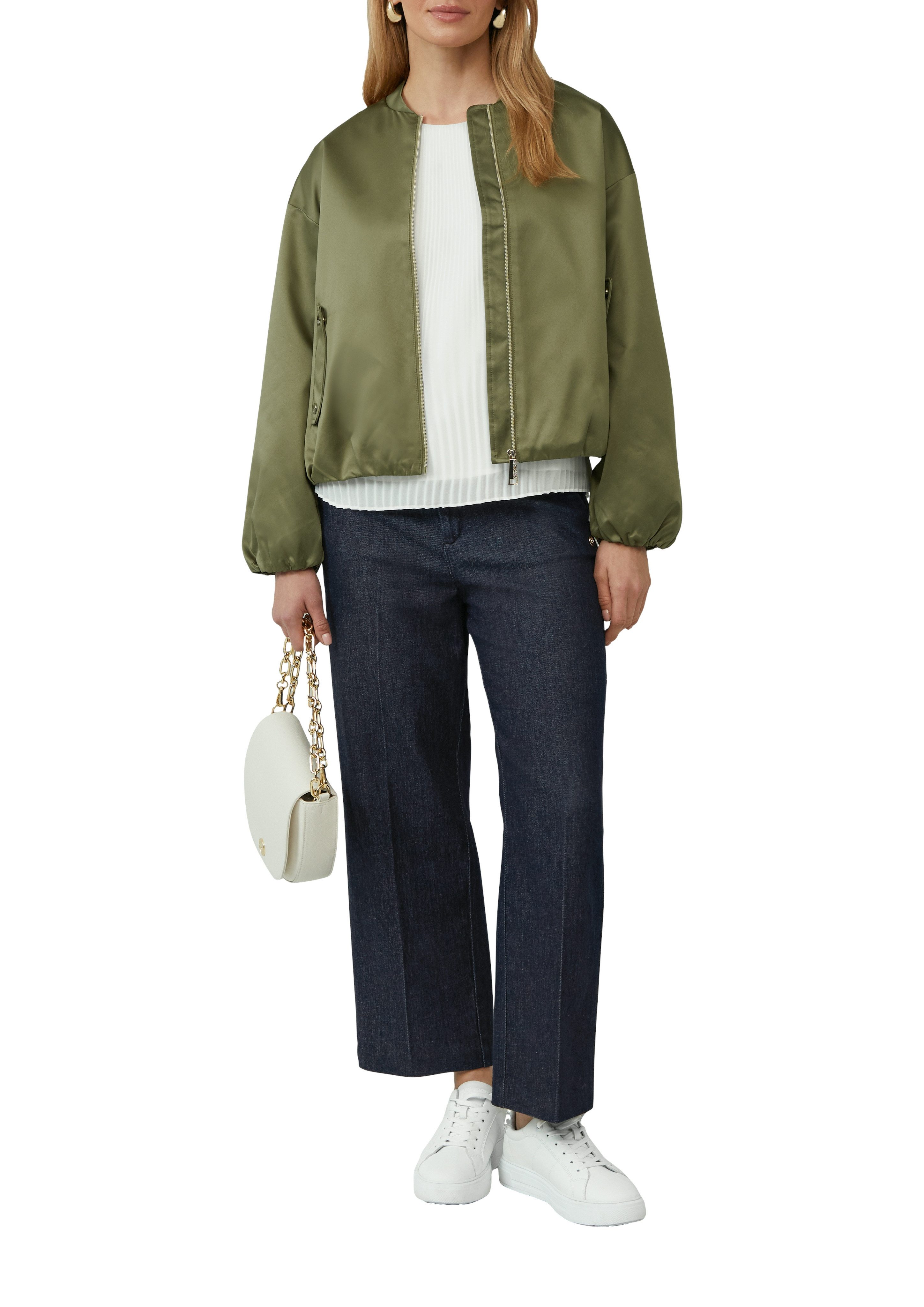 s.Oliver BLACK LABEL Kurzarmbluse mit Struktur günstig online kaufen