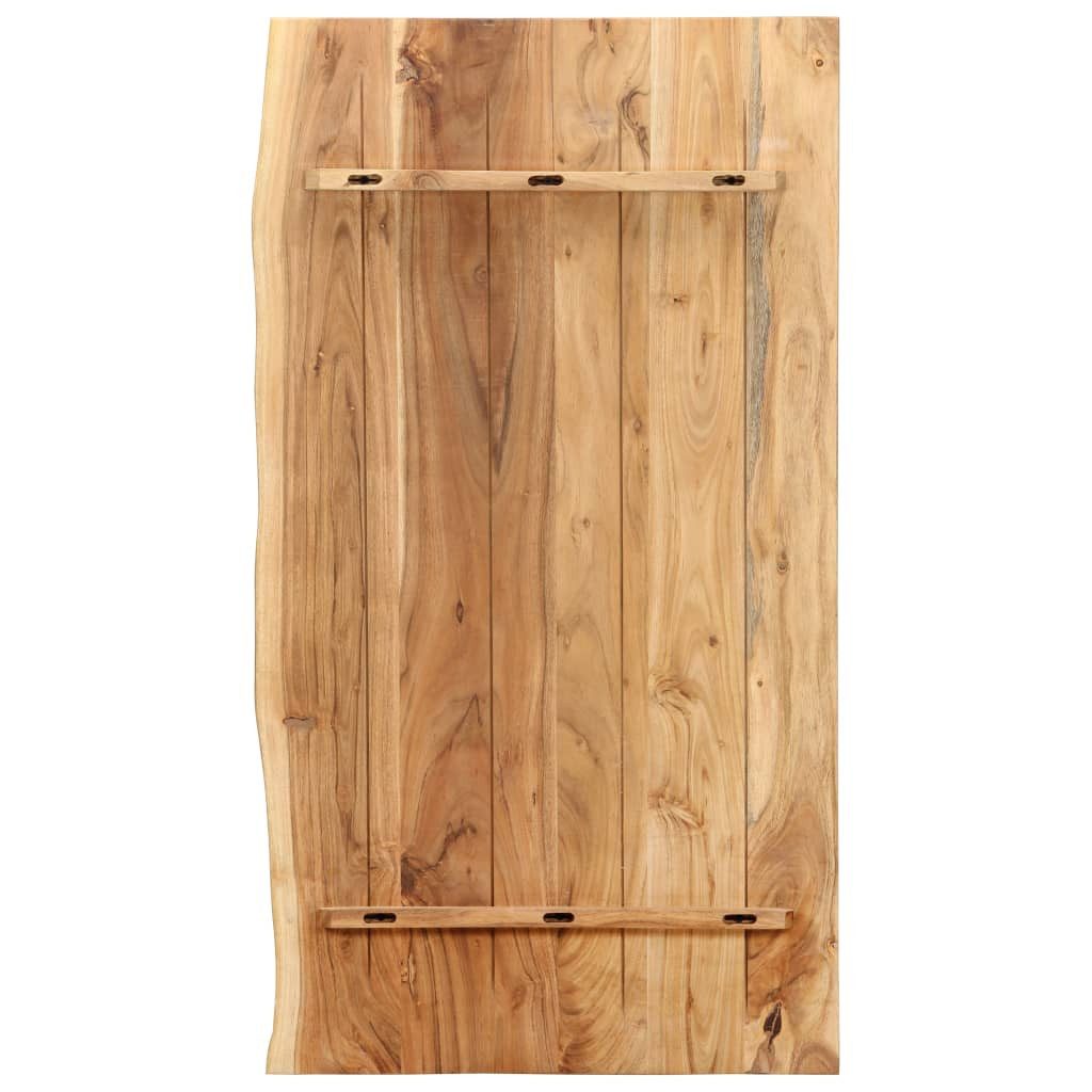 vidaXL Waschtisch 100 x 52 x 25 cm Badezimmer-Waschtischplatte Massivholz Akazie 100x55x