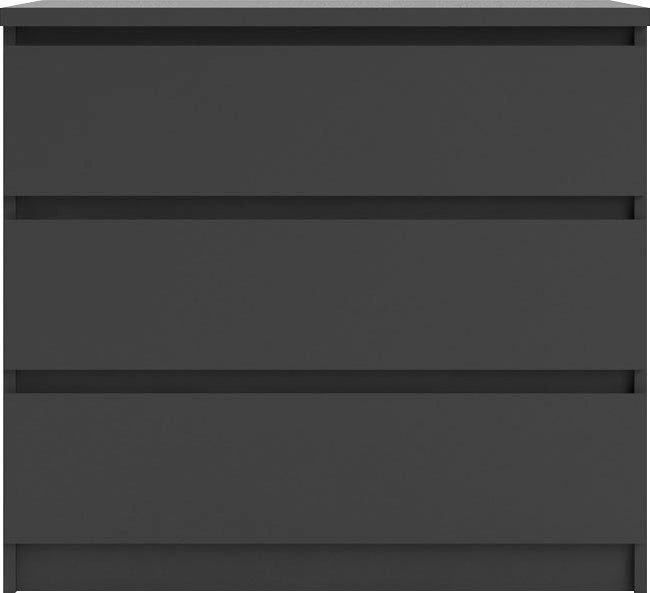 INOSIGN Kommode Naia, abgerundete Schubladenkanten auf Metallgleiter, Breite 77 cm