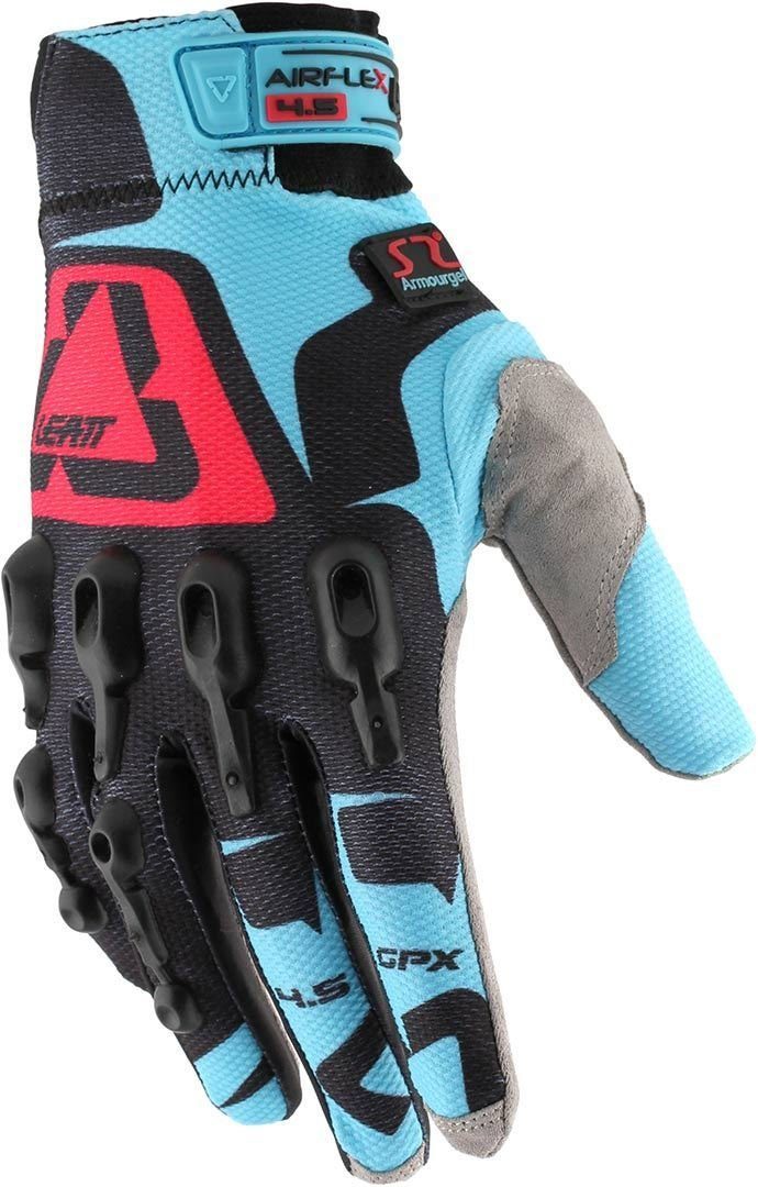 Motocross Lite Motorradhandschuhe Blue/Yellow/Red Leatt 4.5 GPX Handschuhe