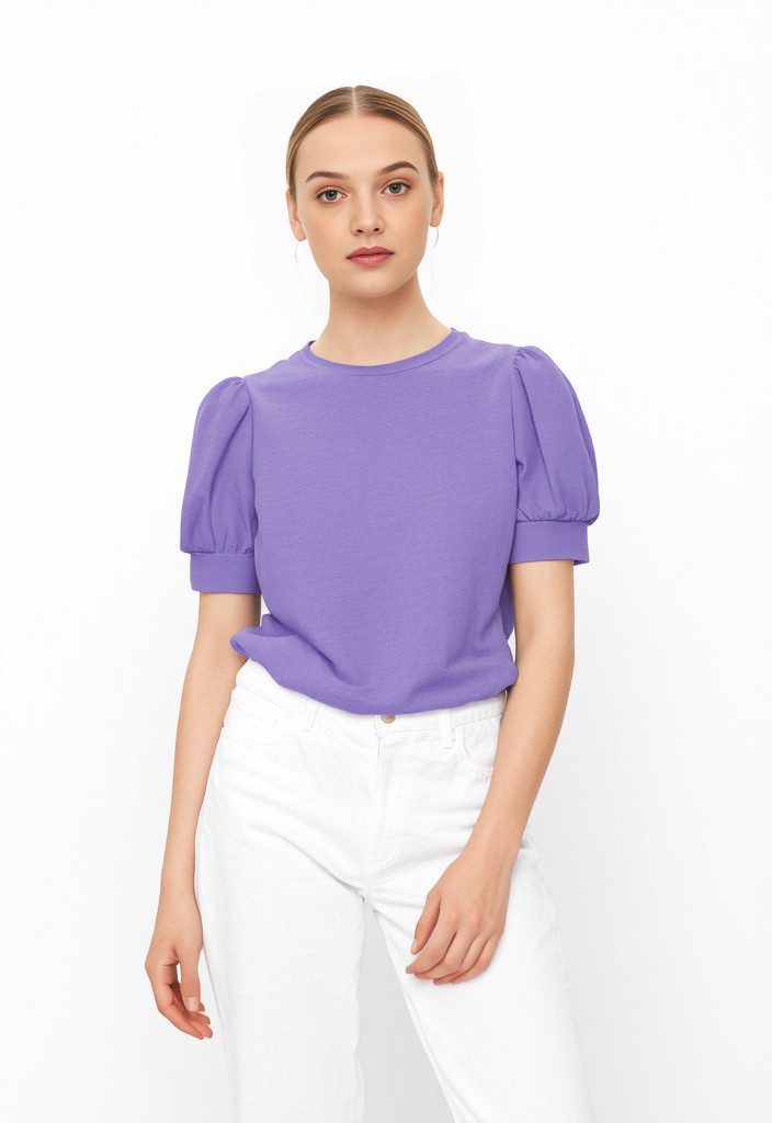 Vero Moda T-Shirt VMKERRY 2/4 O-NECK TOP VMA JRS NOOS mit Rundhalsausschnit günstig online kaufen