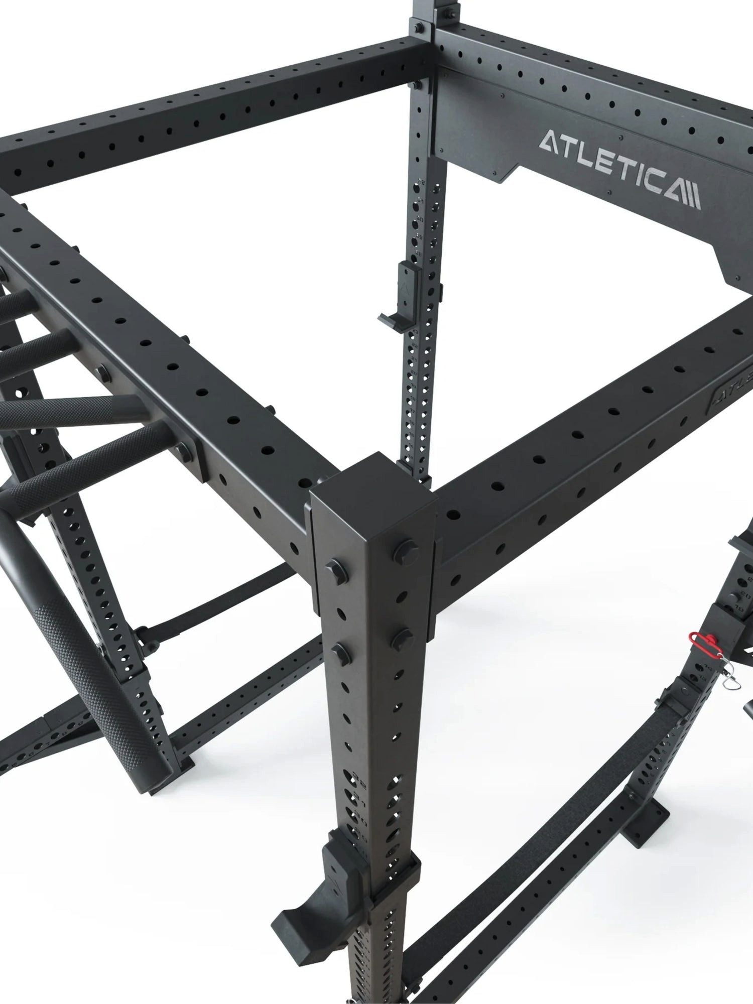 ATLETICA Power Rack R8-SoundWave, 186 kg, Erweiterbar