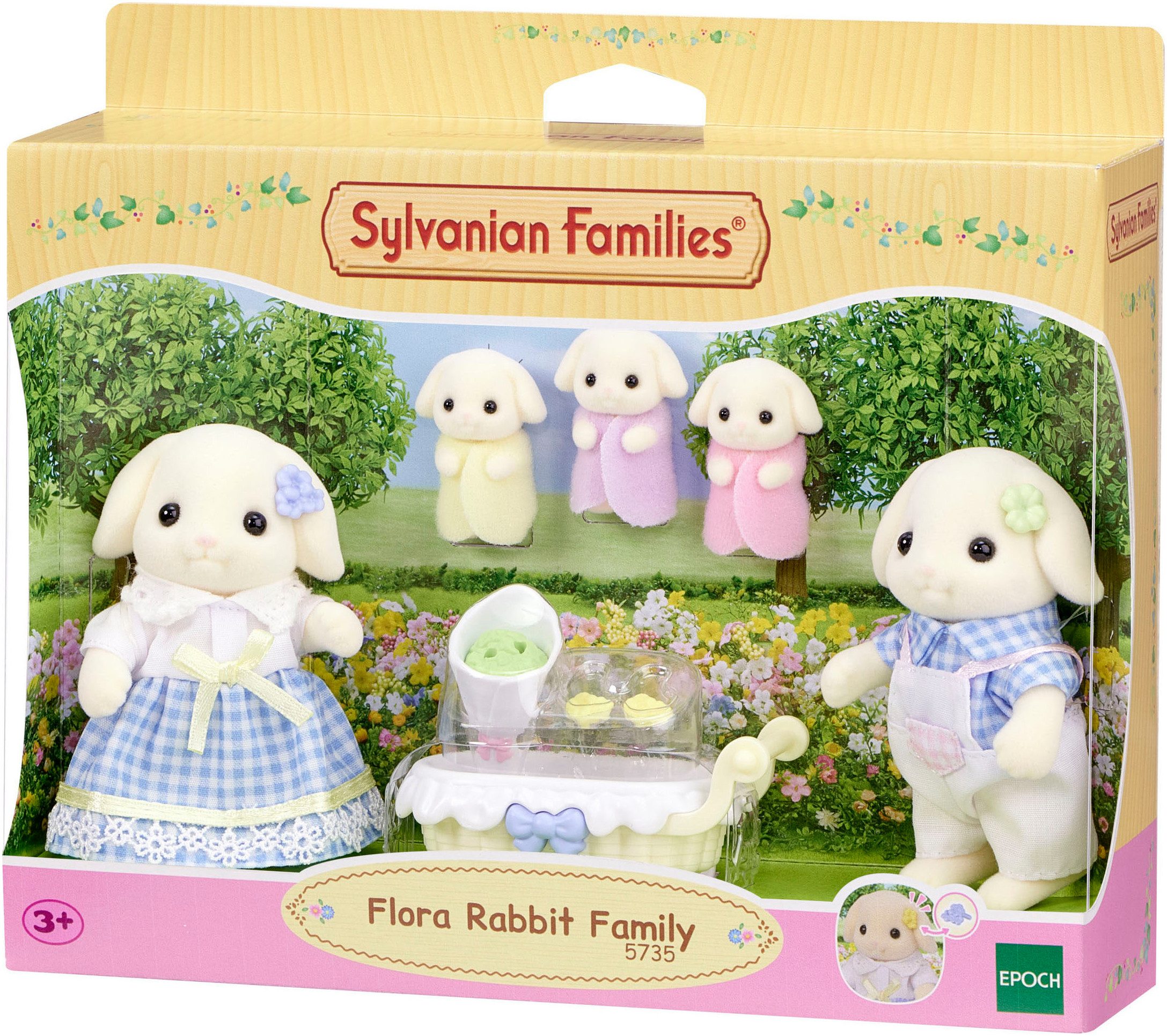 Sylvanian Families Spielfigur Spielset Kaninchen Familie (5735)