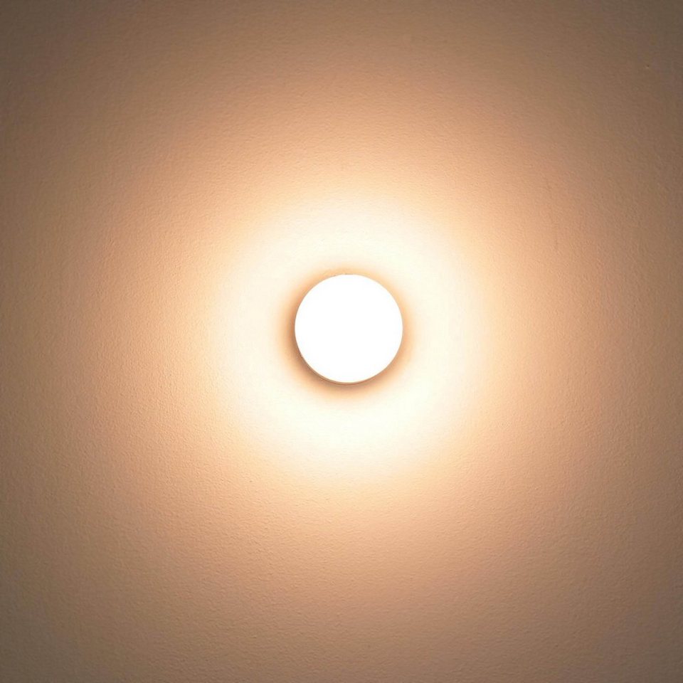 Licht-Erlebnisse Wandleuchte »BRAZOS Badlampe Wand Glas Chrom